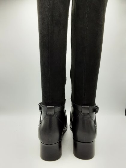 Bottes bi matière en cuir