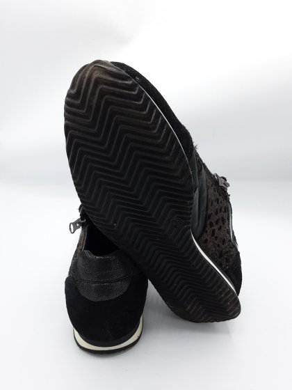 Baskets PHILIPPE MORVAN noires de seconde main