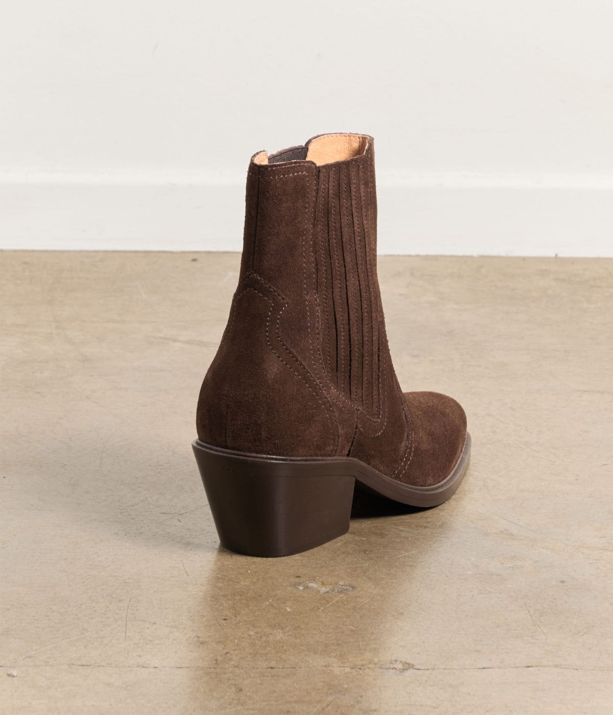 BOOTS À TALON RASMINA CHOCOLAT