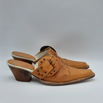 Mules Santiag camel de seconde main