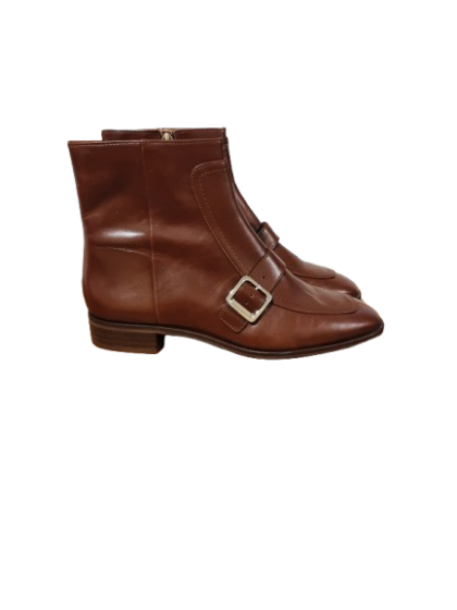 Bottines à boucle bocage cognac de seconde main