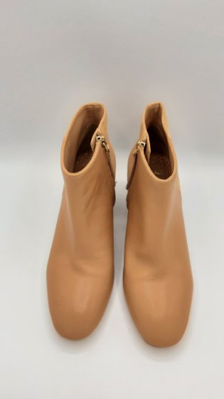 Bottines Bocage en cuir lisse et nubuck