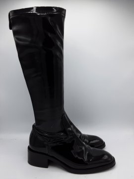 Botte vernis noir Adige de seconde main