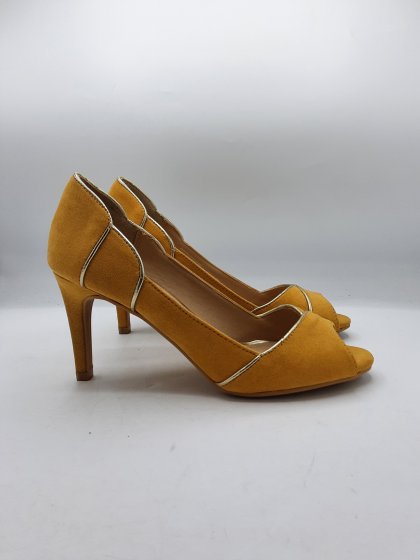 Open-toe CAMAIEU jaune de seconde main
