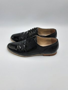 Derbies laquée noir trépointe paillette JHAY de seconde main