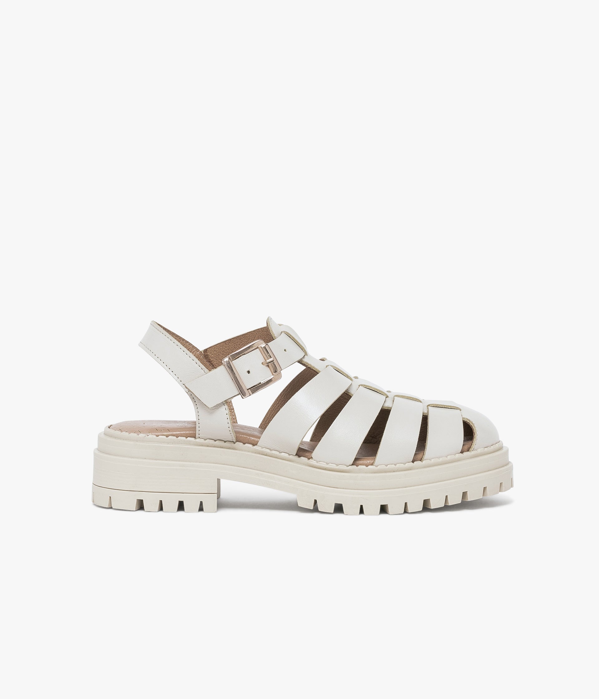 SANDALE CELINA BLANC CASSE