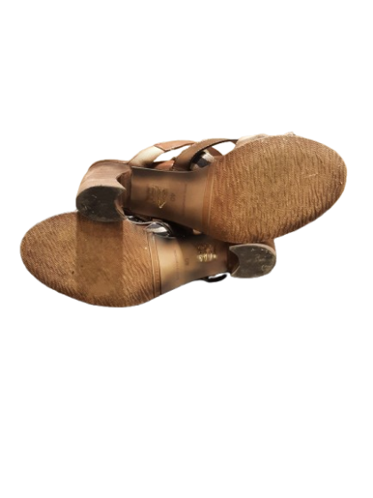 Sandales a talons camel NOKOMENTS De Seconde Main