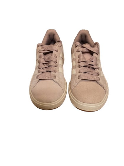 Basket en cuir beige - Adidas T39,5 de seconde main