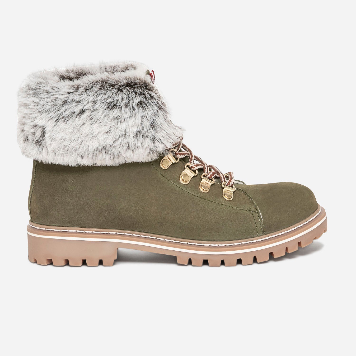BOOTS LACEN KAKI