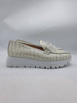 Mocassins WONDERS écrus de seconde main
