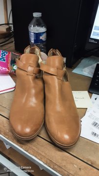 BOTTINES cognac