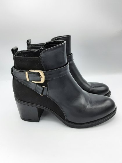 Bottines noires de seconde main