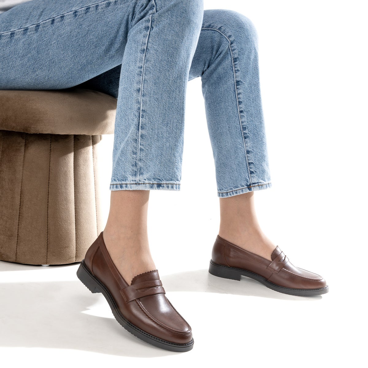 MOCASSIN JEANNE COGNAC