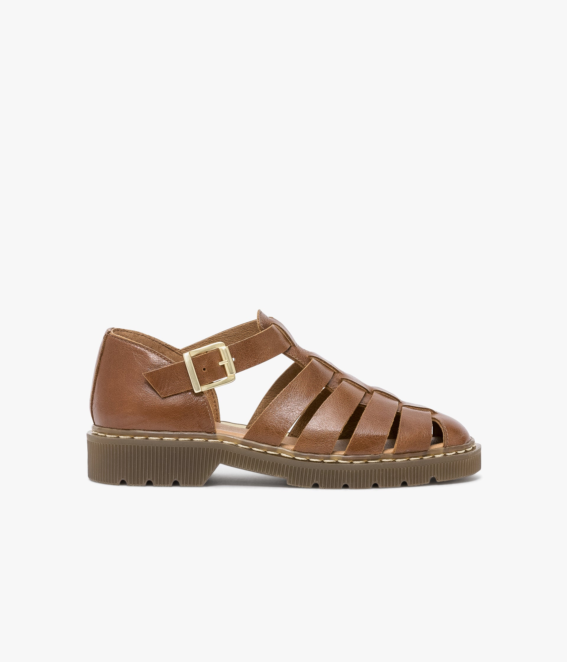 SANDALE CLAP COGNAC