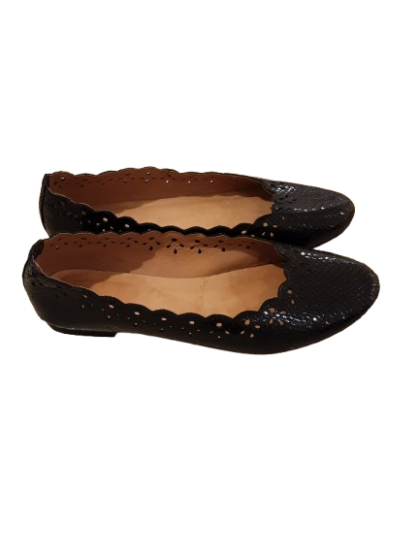 Ballerine noir synthétique laquée ERAM T39 de seconde main