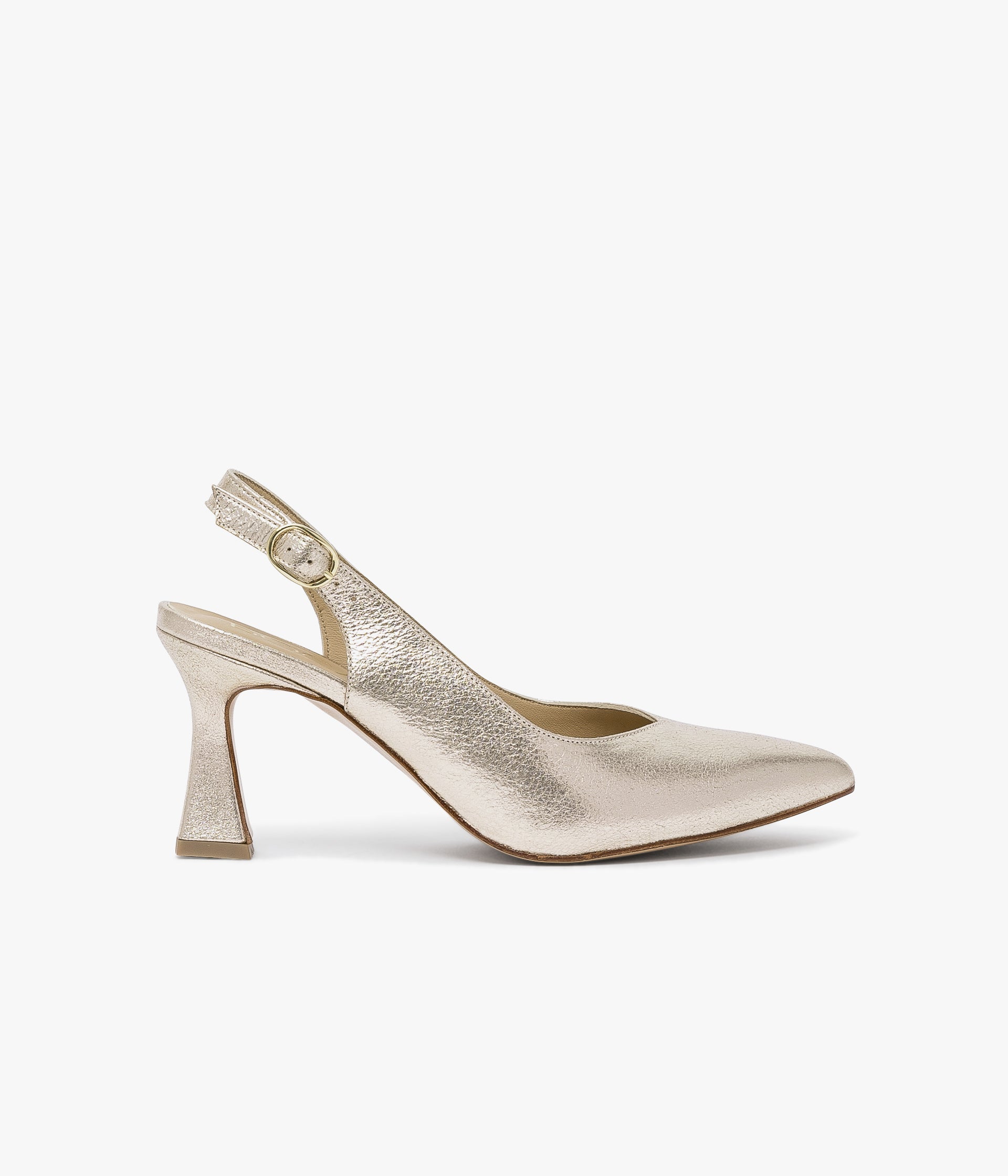 SLINGBACK DAFFY PLATINE