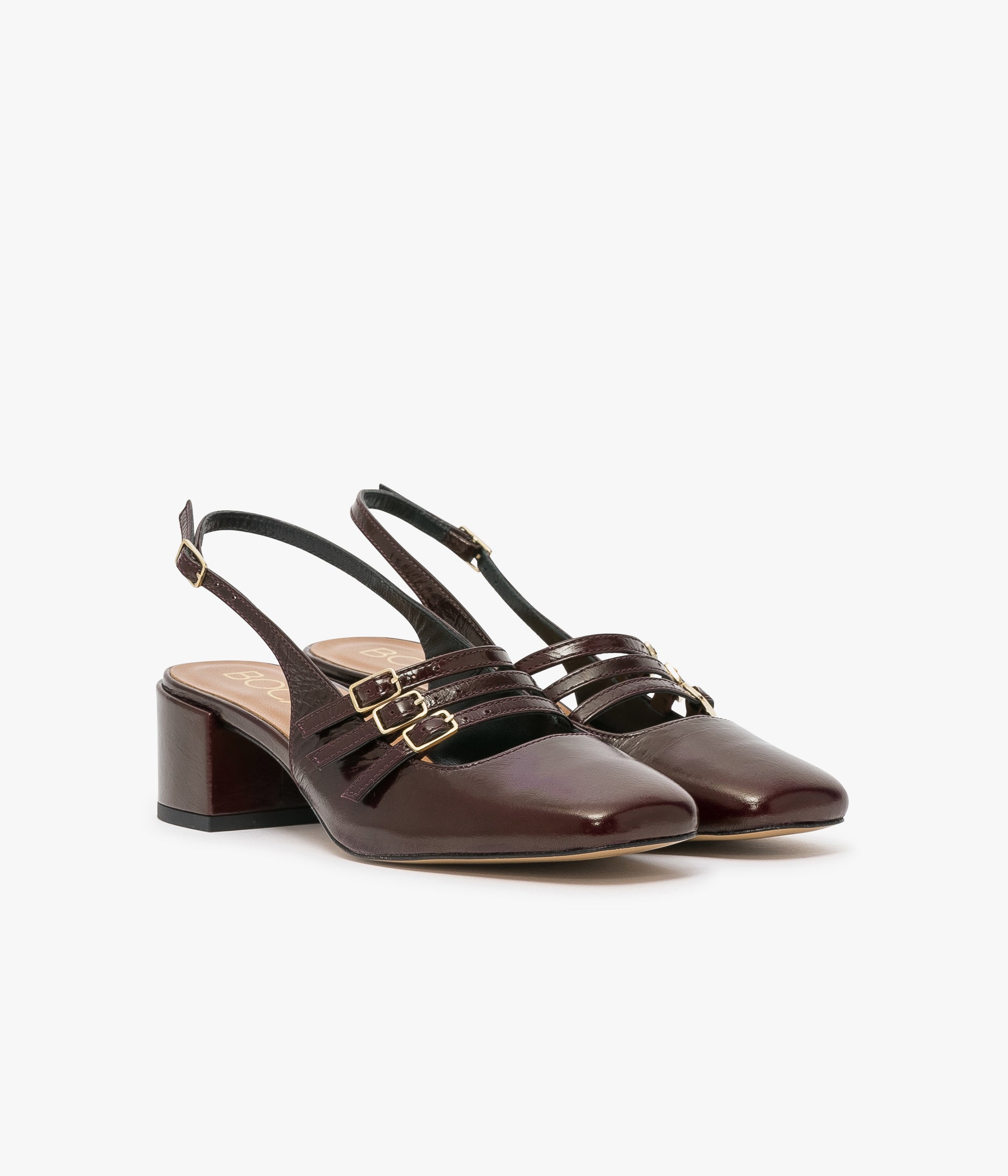 SLINGBACK DEMI ACAJOU