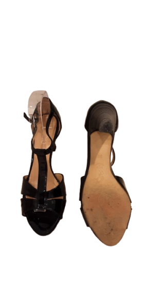 Sandales à talon noires de seconde main de la marque Calou