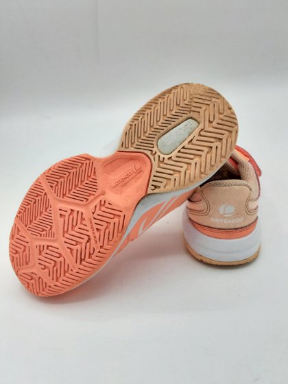 Baskets de sport ARTENGO orange de seconde main