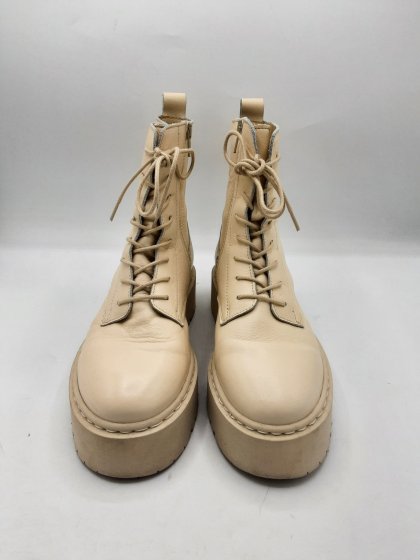 Bottines POELMAN beiges de seconde main