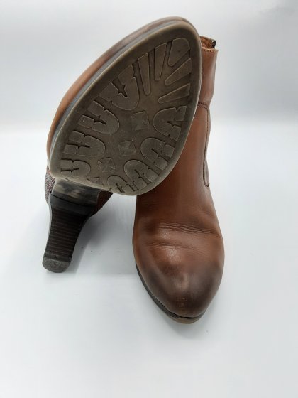 Bottines couleur camel de seconde main
