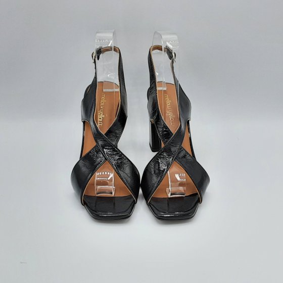 Sandales Mellow Yellow noires de seconde main