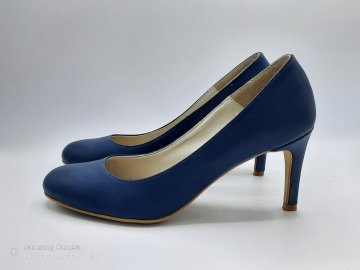 Escarpin cuir marine LH T38 de seconde main