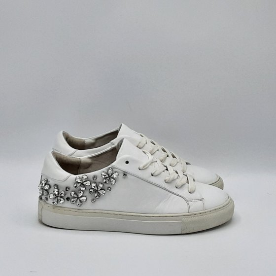 Baskets Minelli blanche de seconde main