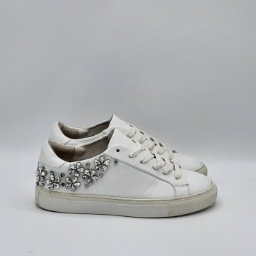 Baskets Minelli blanche de seconde main