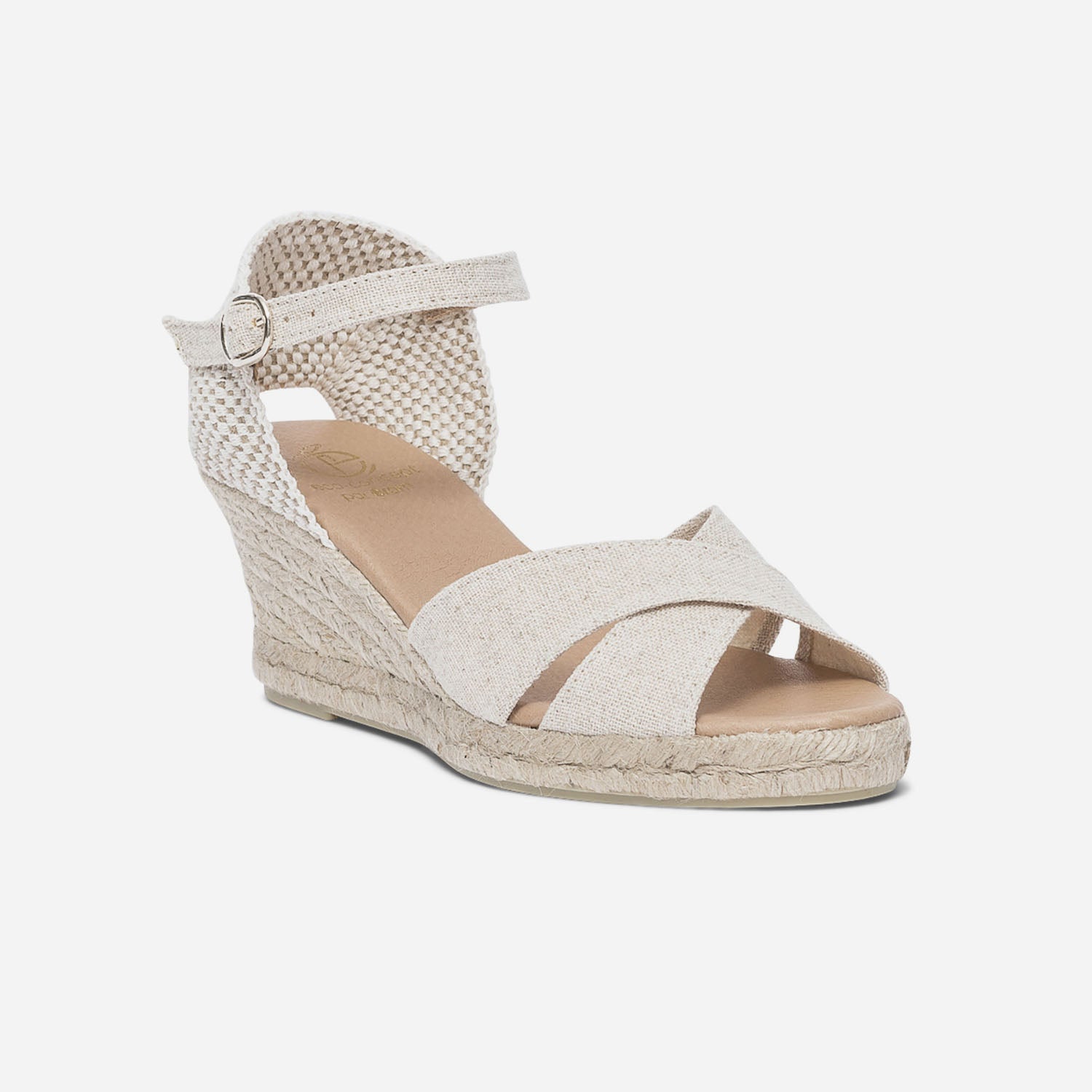 Sandales compensées LORELA Beige