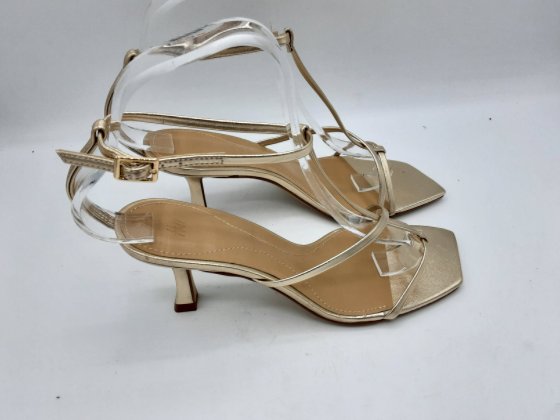Sandales H&M dorées de seconde mains