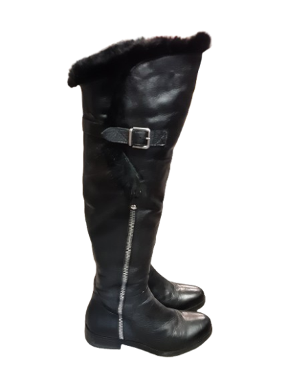 Bottes noires de seconde main