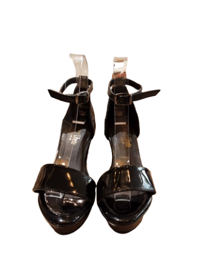 Sandales noir à talon de seconde main