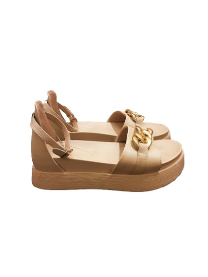 Sandales beiges de seconde main