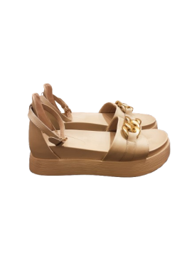Sandales beiges de seconde main