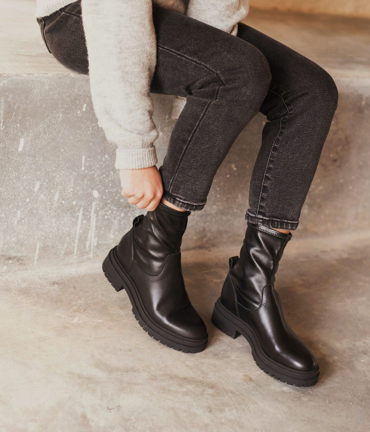 BOOTS KIOURDY NOIR
