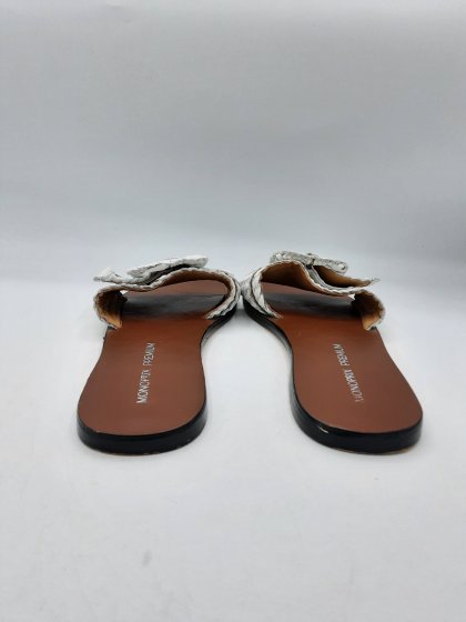 Mules MONOPRIX PREMIUM blanches de seconde main
