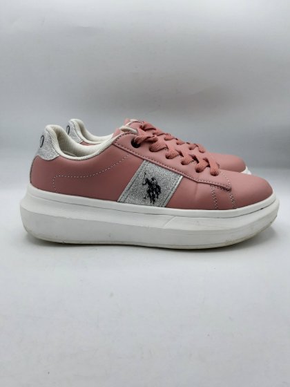 Baskets US POLO roses de seconde main