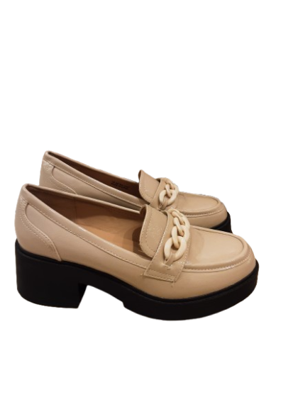 Mocassins beiges de seconde main de la  marque Gemo