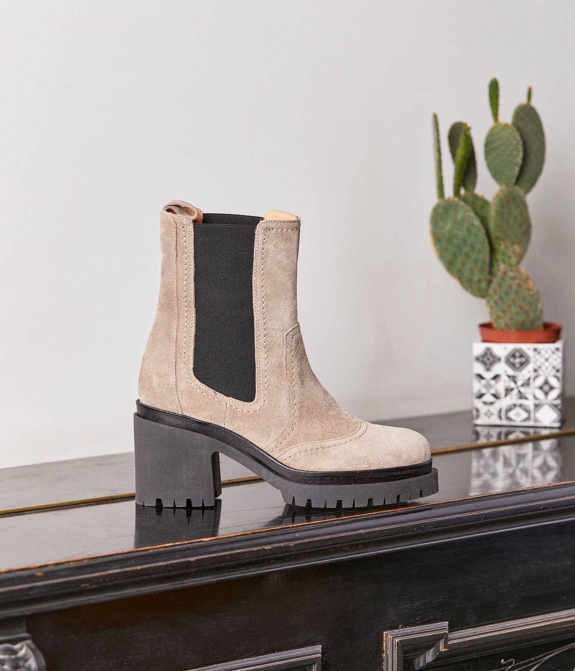 BOOTS LILIANE TAUPE