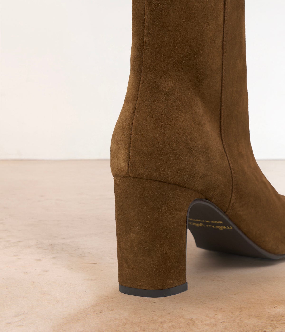BOOTS À TALON JULIA CAMEL