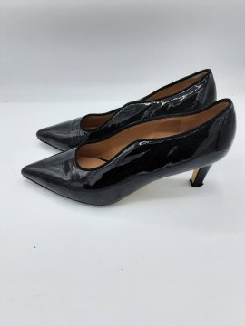 Escarpins Cristina Millotti noir vernis de seconde main