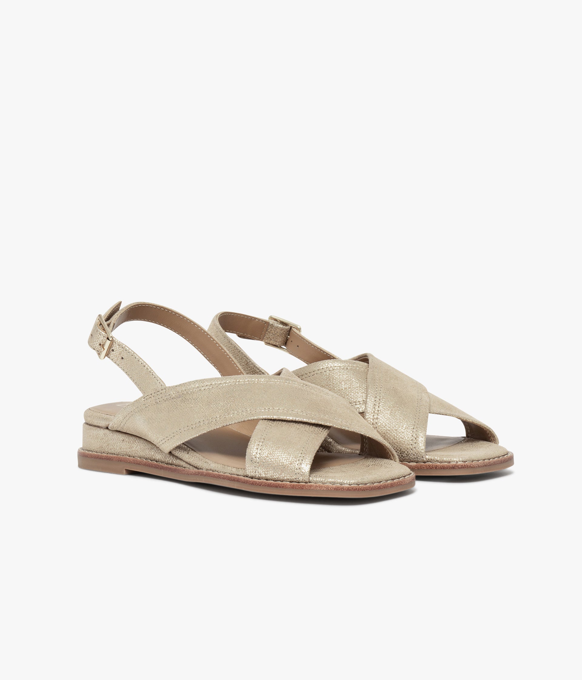 SANDALE GENNY PLATINE