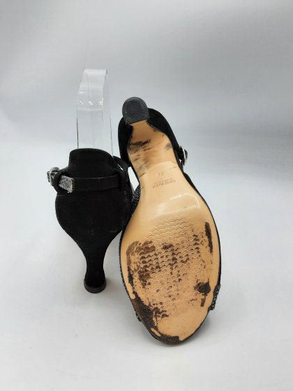 Chaussures de danse VOLVER noires de seconde main