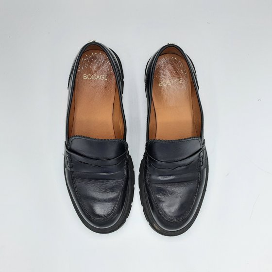 Mocassins noir Bocage de seconde main