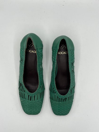 Escarpins vert Bocage