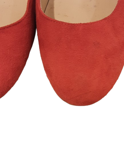Escarpins rouge nubuck MINELLI T38 de seconde main