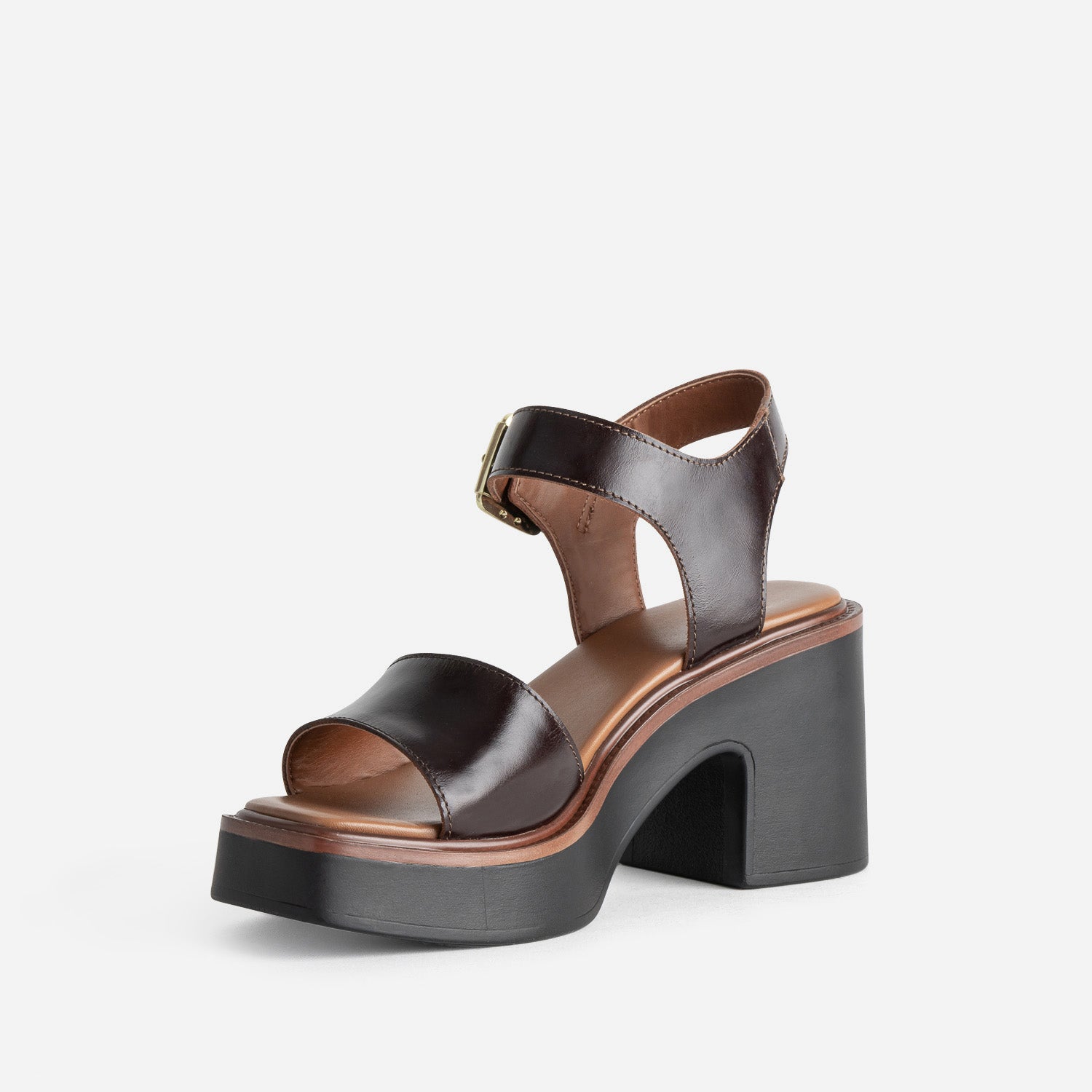 SANDALE GLODIE MARRON