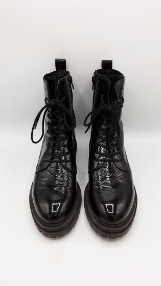 Boots à lacets noir de seconde main