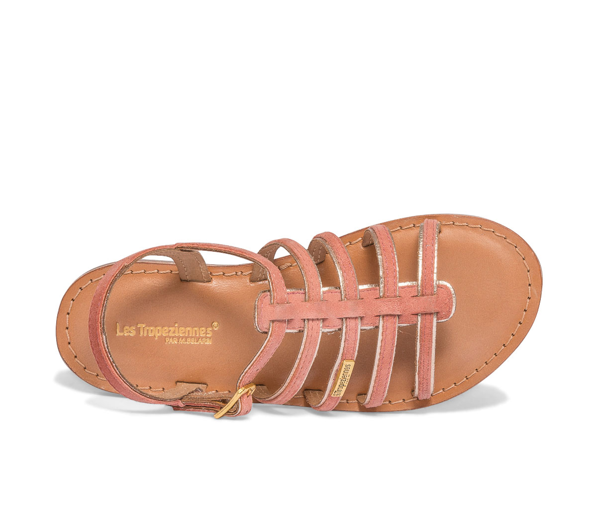 Sandale fille LES TROPÉZIENNES corail